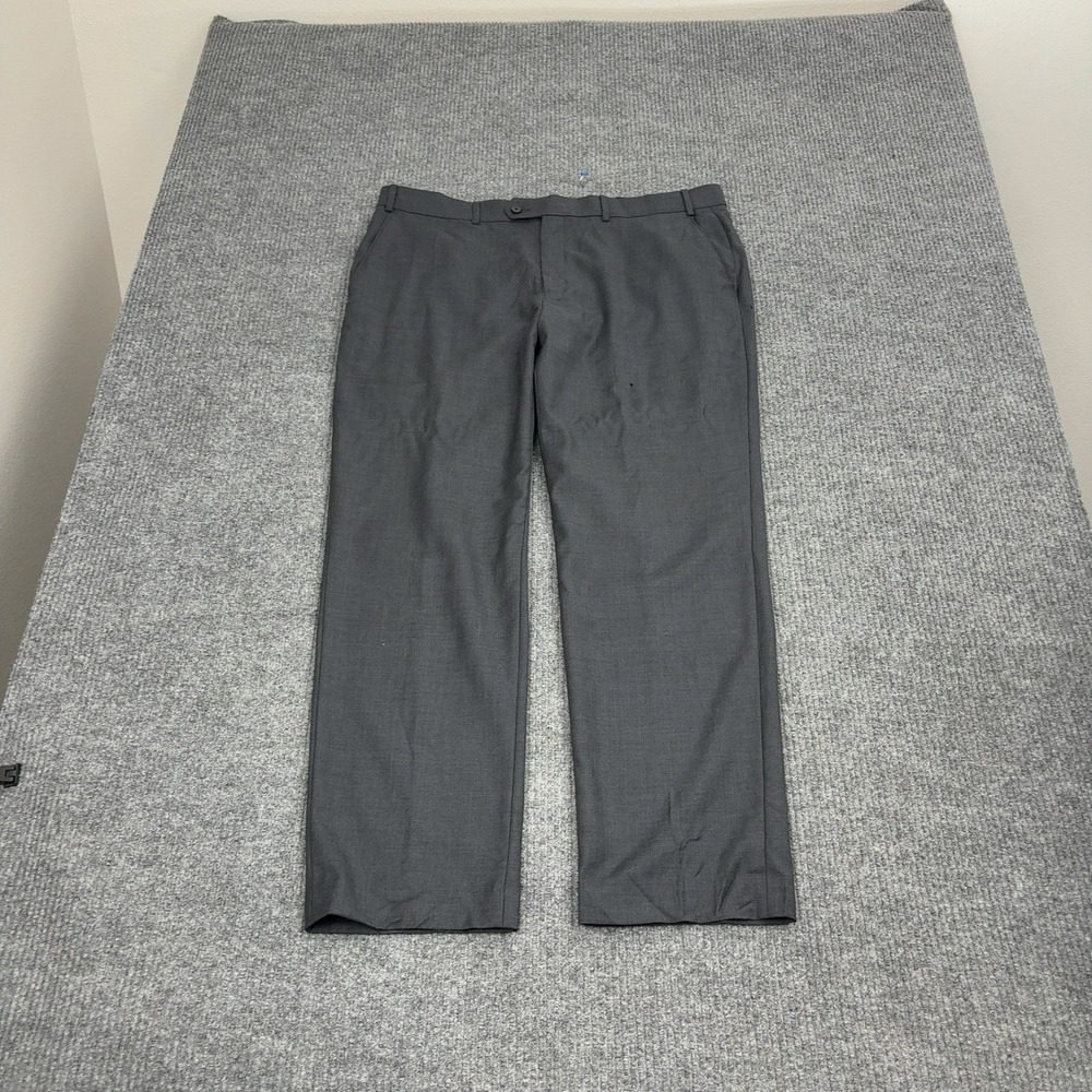 Lauren Ralph Lauren Dress Pants Mens 38x30 Grey Wool Flat Front Professional